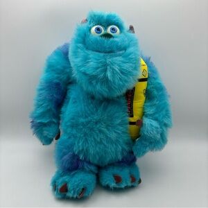 Disney 12” GLOWING BEDTIME SULLY Monsters Inc. Night Light Up Talking Plush 2001
